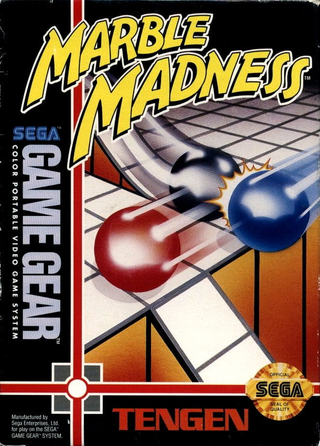 Marble Madness Cover Art