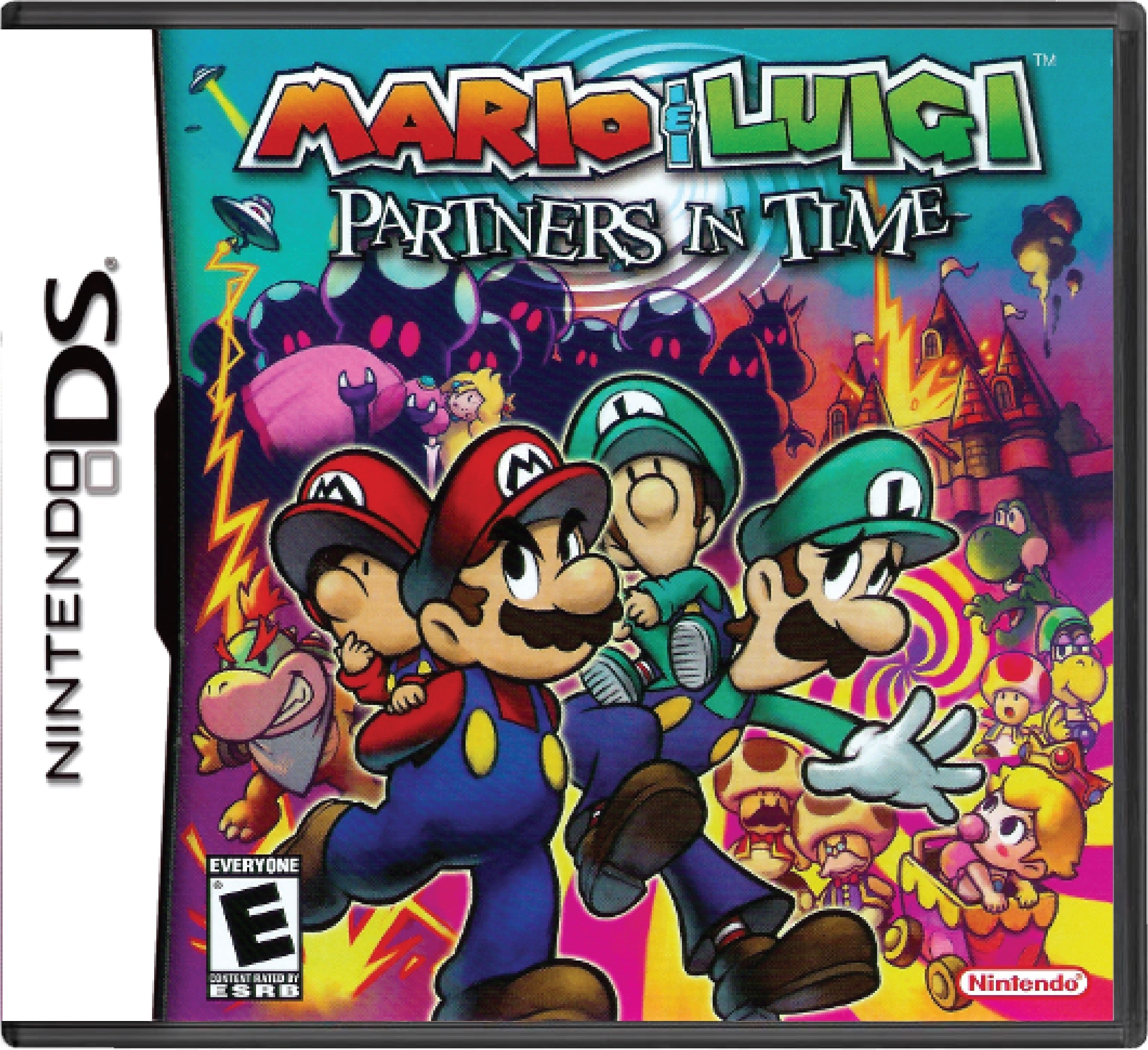 Mario and Luigi Partners in Time Cover Art