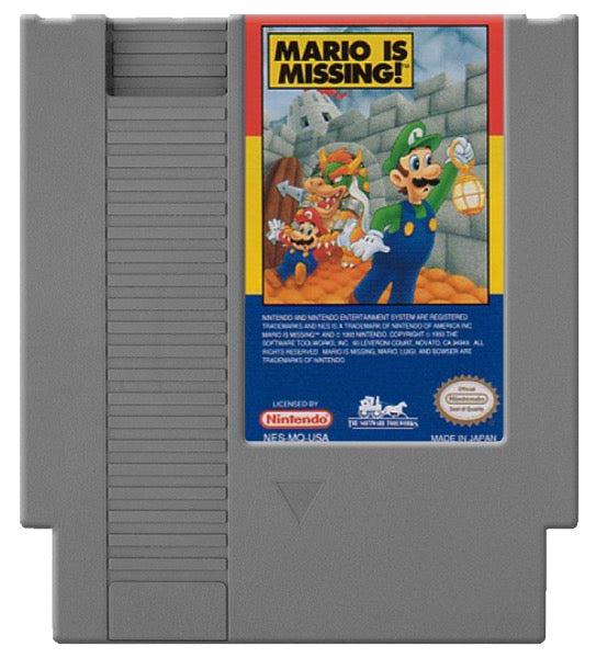 Mario Is Missing Cover Art and Product Photo