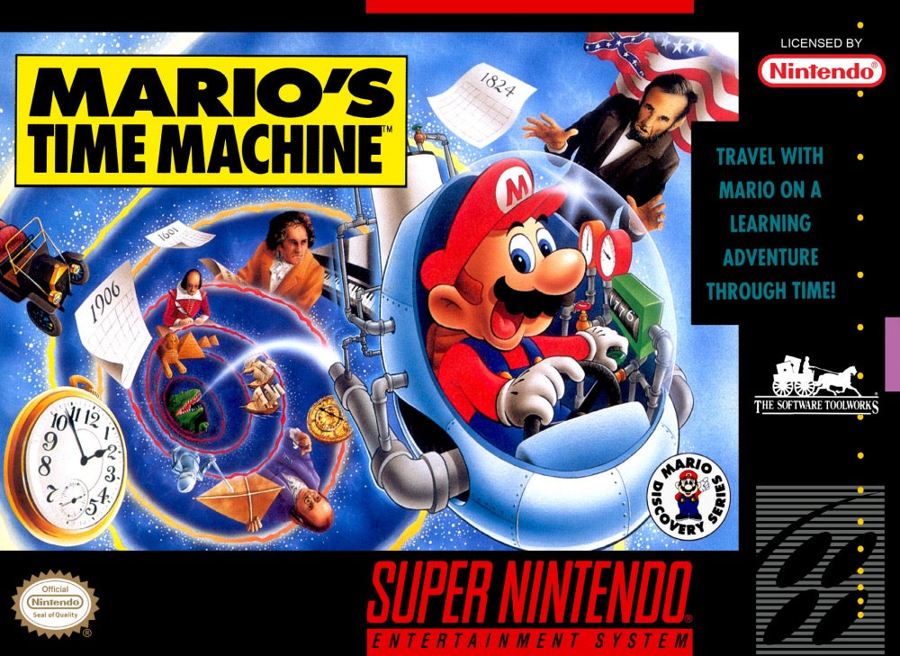 Mario's Time Machine Cover Art