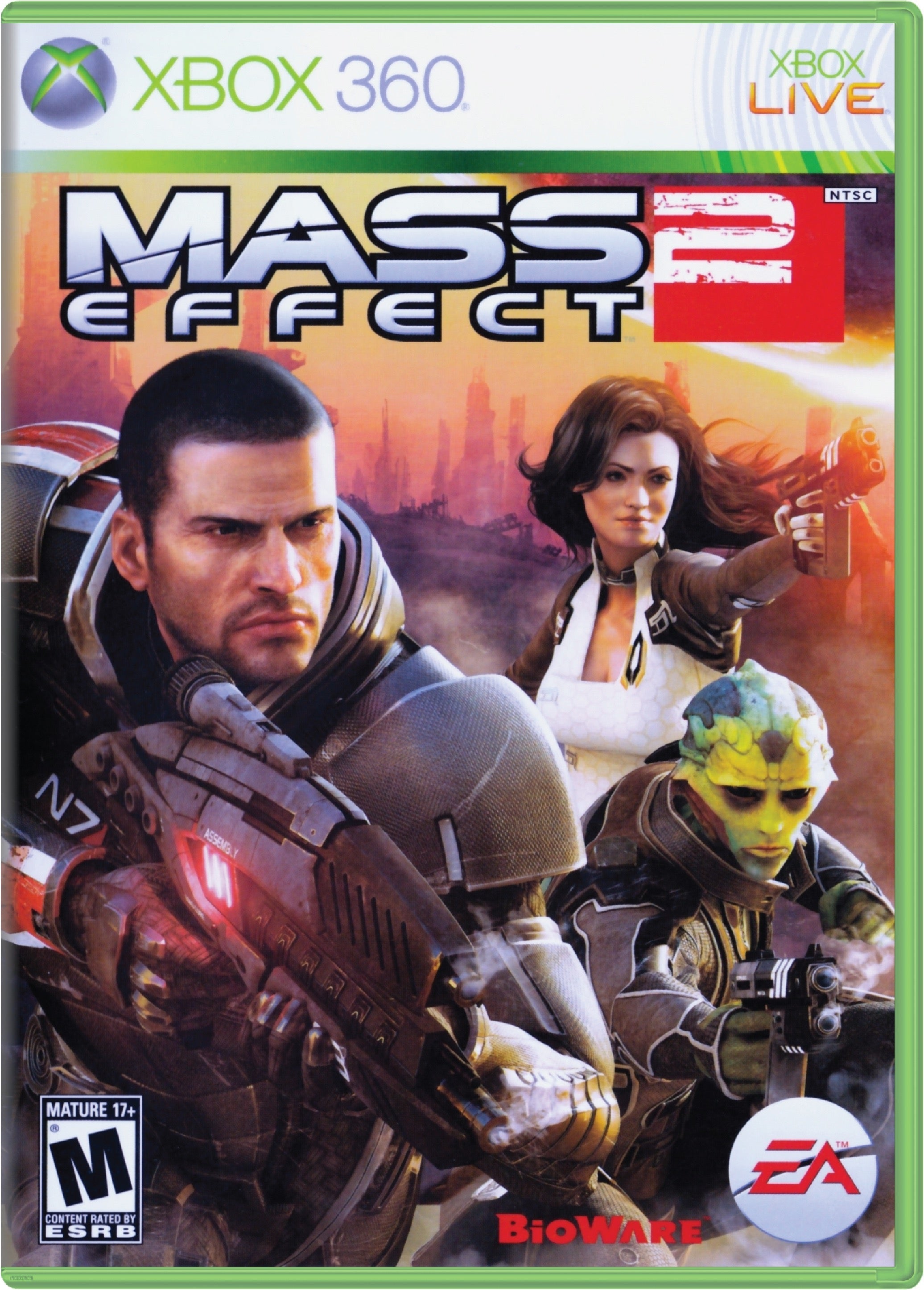 Mass Effect 2 Cover Art