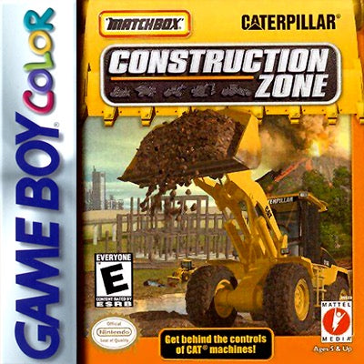 Matchbox Caterpillar Construction Zone Cover Art