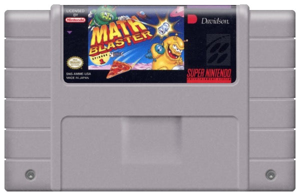 Math Blaster Episode 1 Cartridge