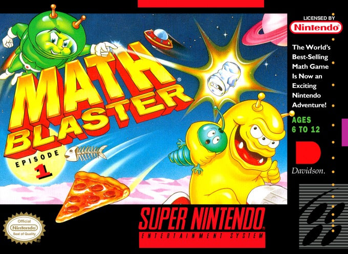 Math Blaster Episode 1 Cover Art