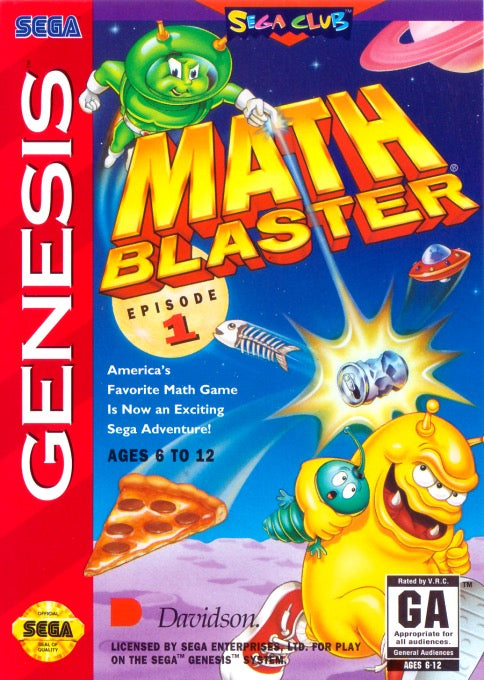 Math Blaster Episode 1 Cover Art
