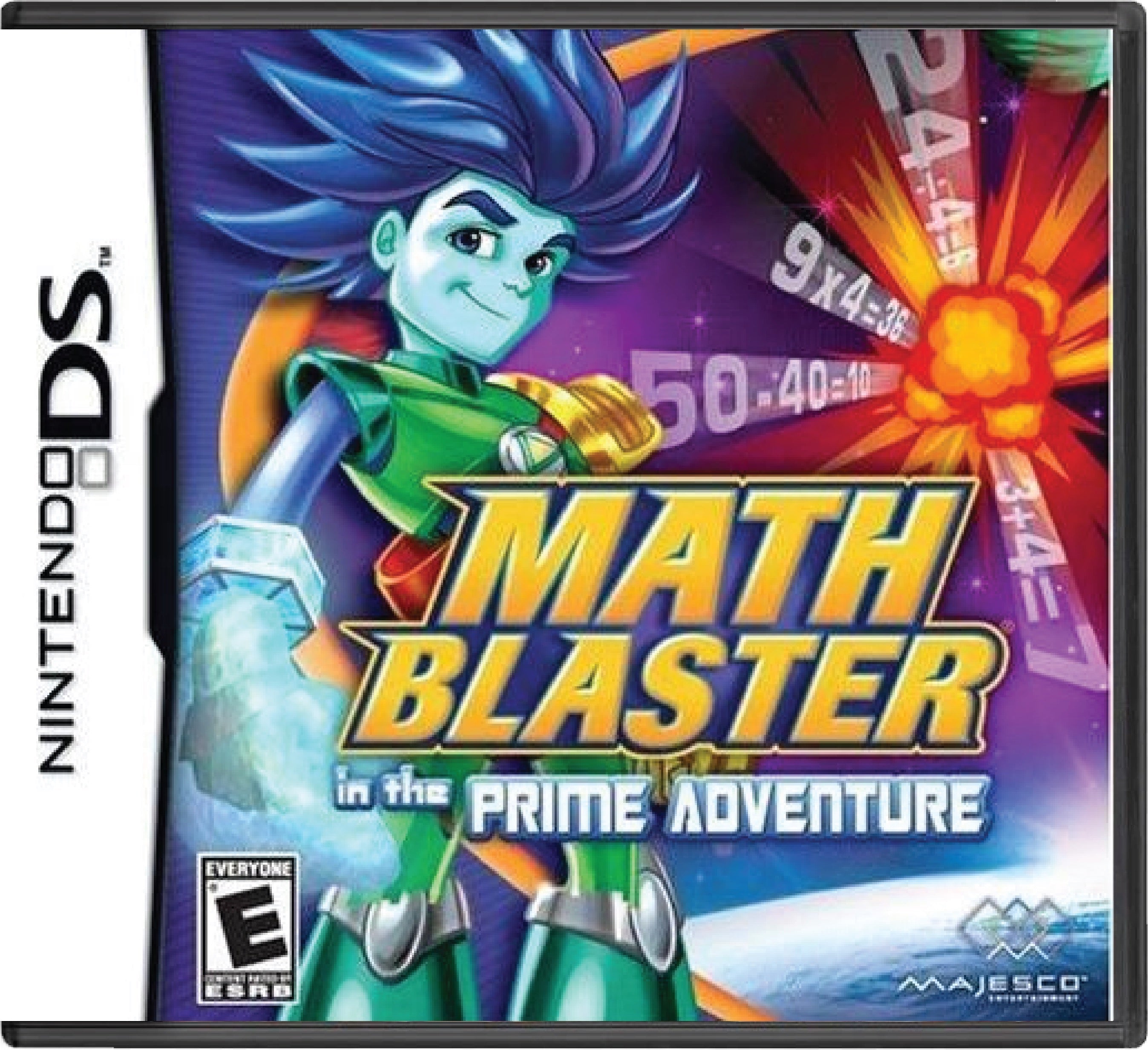 Math Blaster in the Prime Adventure Cover Art