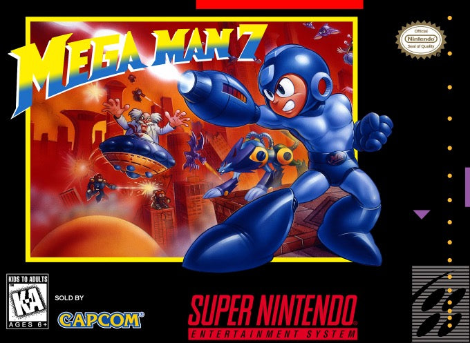 Mega Man 7 Cover Art