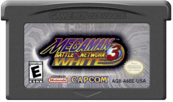 Mega Man Battle Network 3 White Cartridge
