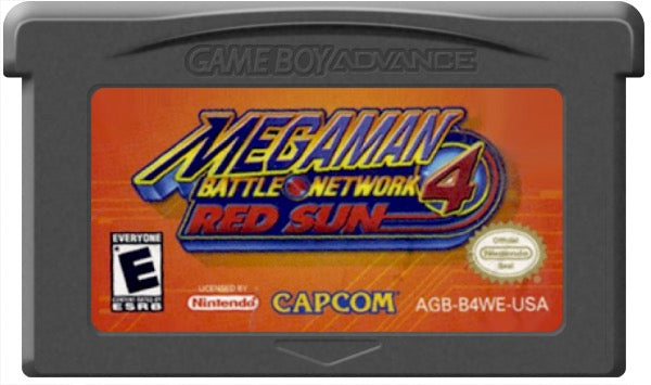 Mega Man Battle Network 4 Red Sun Cartridge