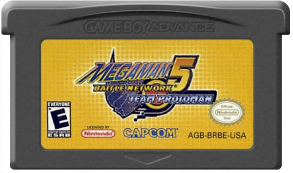 Mega Man Battle Network 5 Team Protoman Cartridge