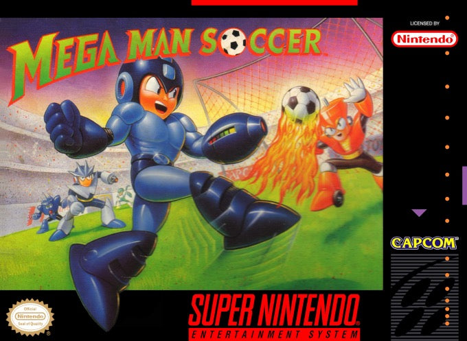 Mega Man Soccer Cover Art