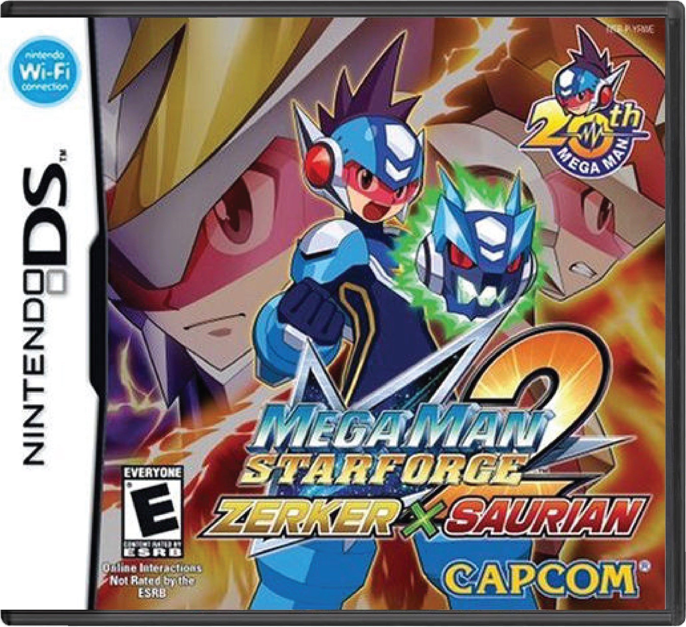 Mega Man Star Force 2 Zerker X Saurian Cover Art
