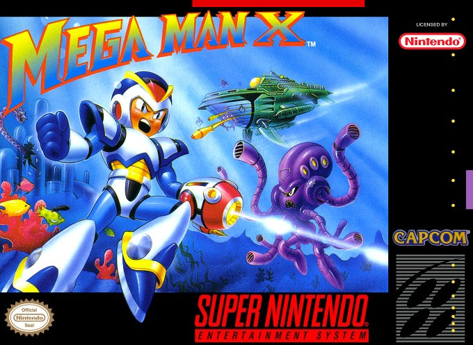 Mega Man X Cover Art