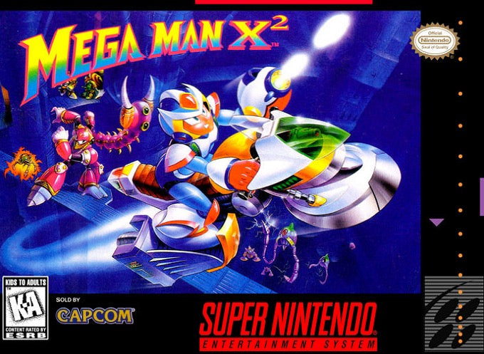 Mega Man X2 Cover Art