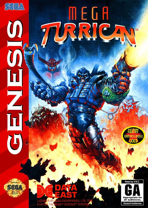 Mega Turrican Cover Art