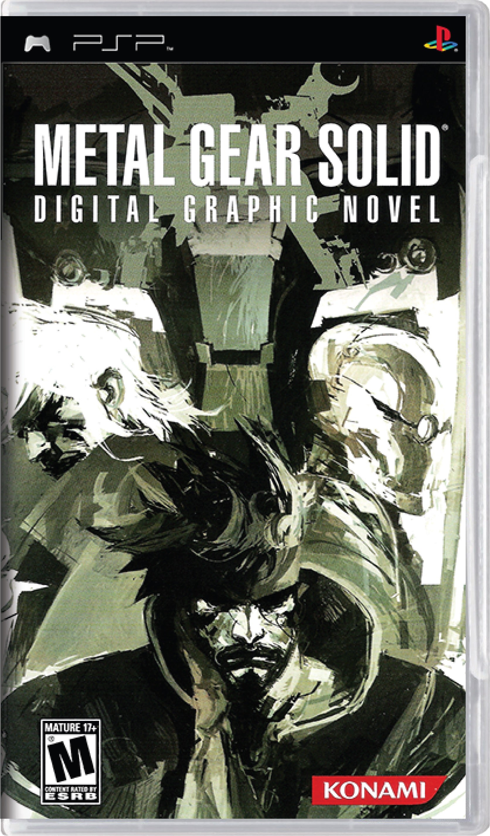 Metal Gear Solid Digital Graphic Novel Cover Art
