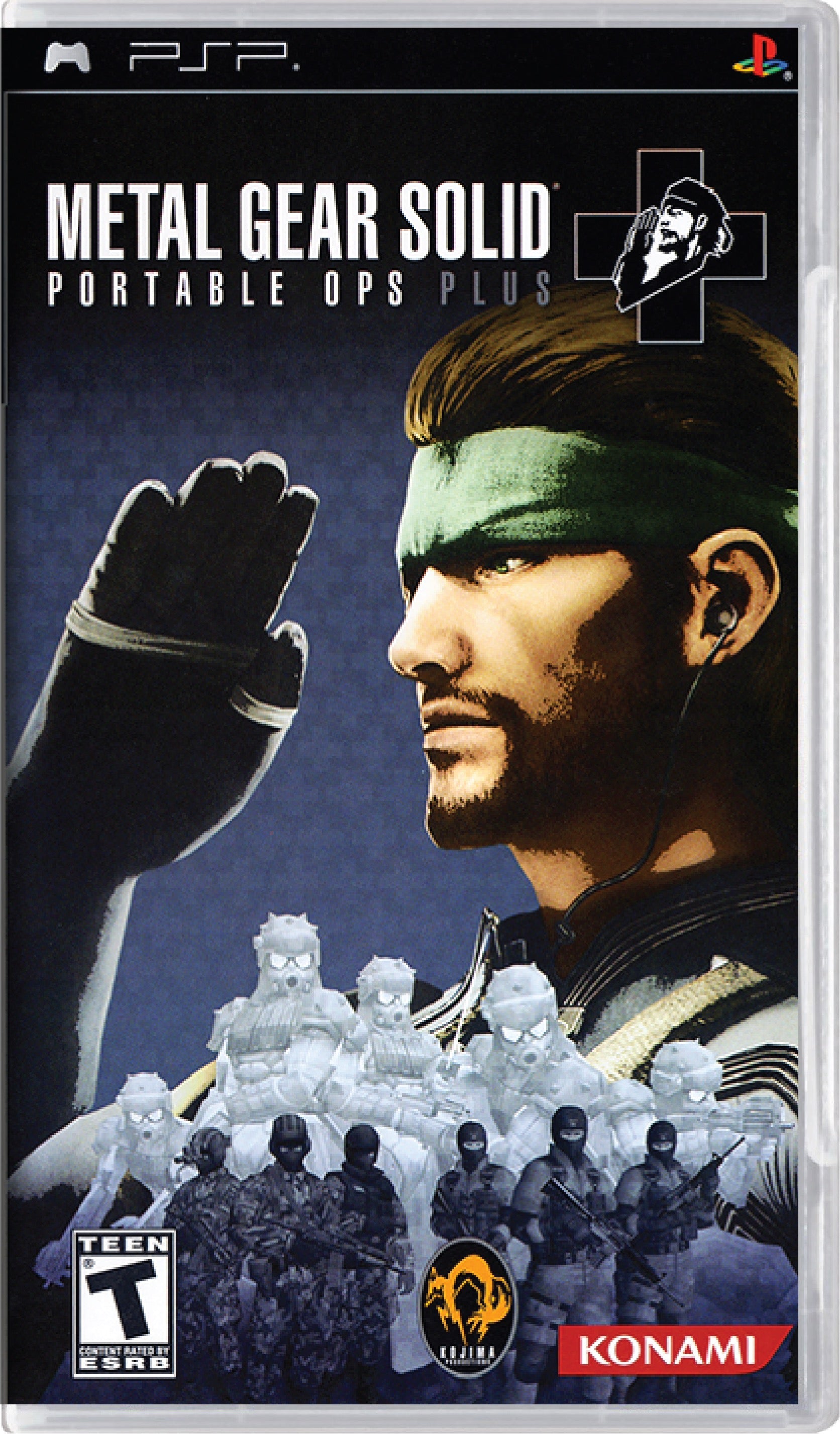 Metal Gear Solid Portable Ops Plus Cover Art