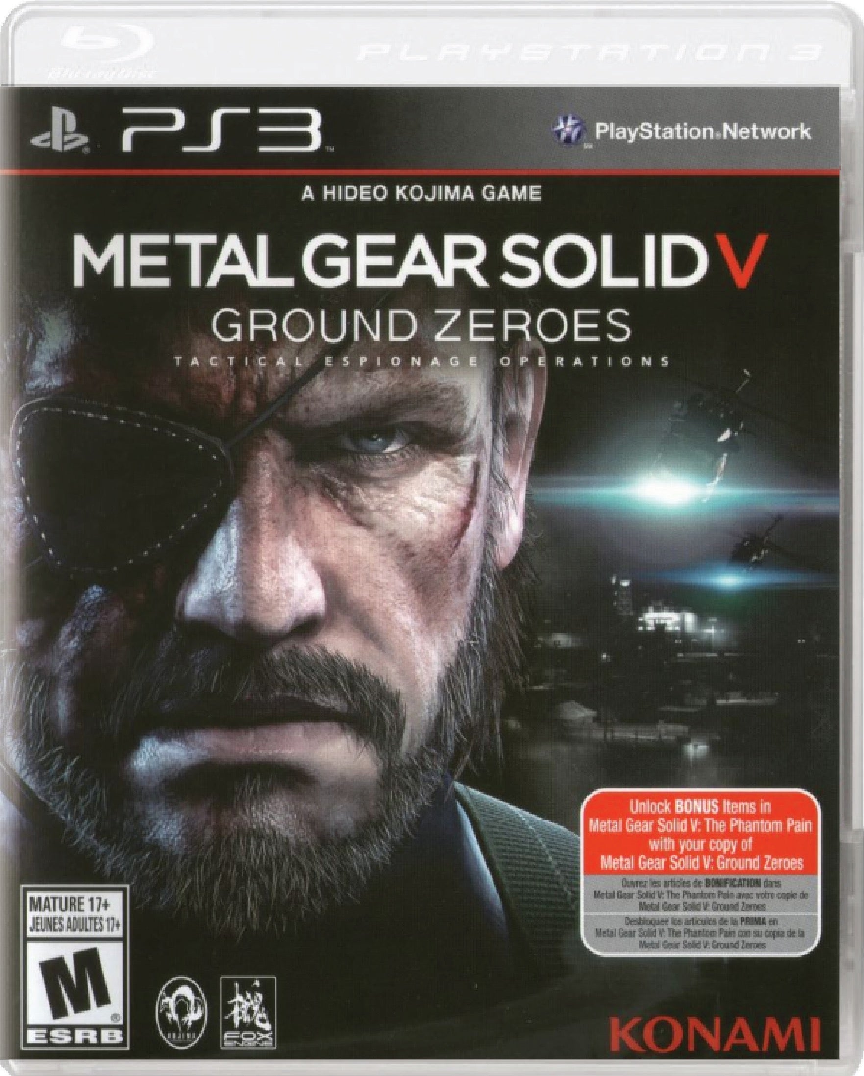Metal Gear Solid V Ground Zeroes Cover Art