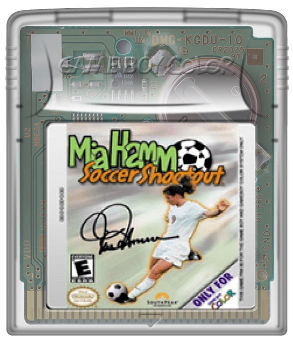 Mia Hamm Soccer Shootout Cartridge