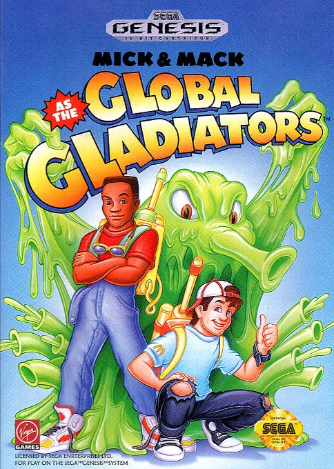 Mick and Mack Global Gladiators Cover Art
