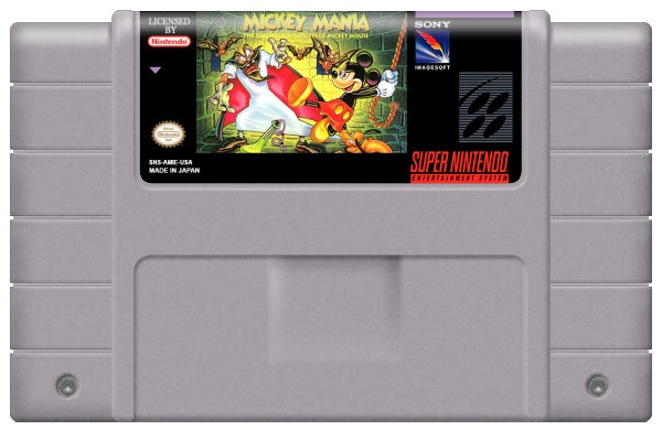 Mickey Mania Cartridge