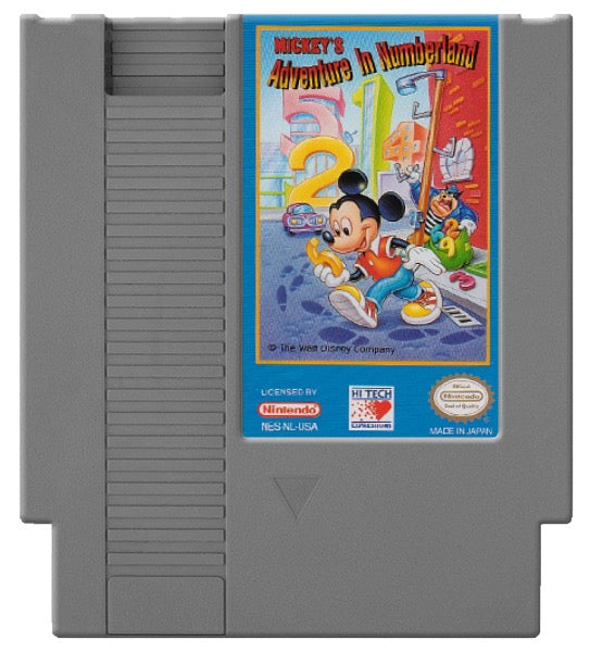 Mickey's Adventure in Numberland Cover Art and Product Photo