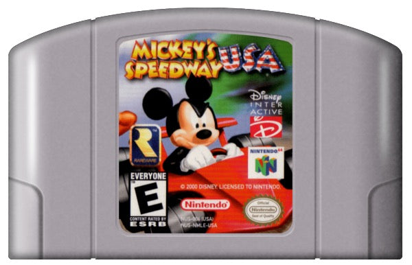 Mickey's Speedway USA Cover Art and Product Photo