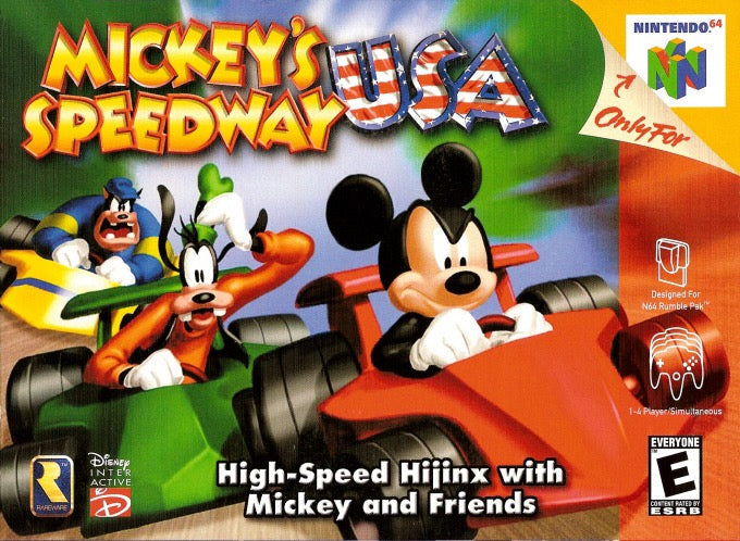 Mickey's Speedway USA - Nintendo N64