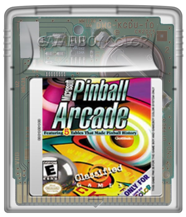 Microsoft Pinball Arcade Cartridge