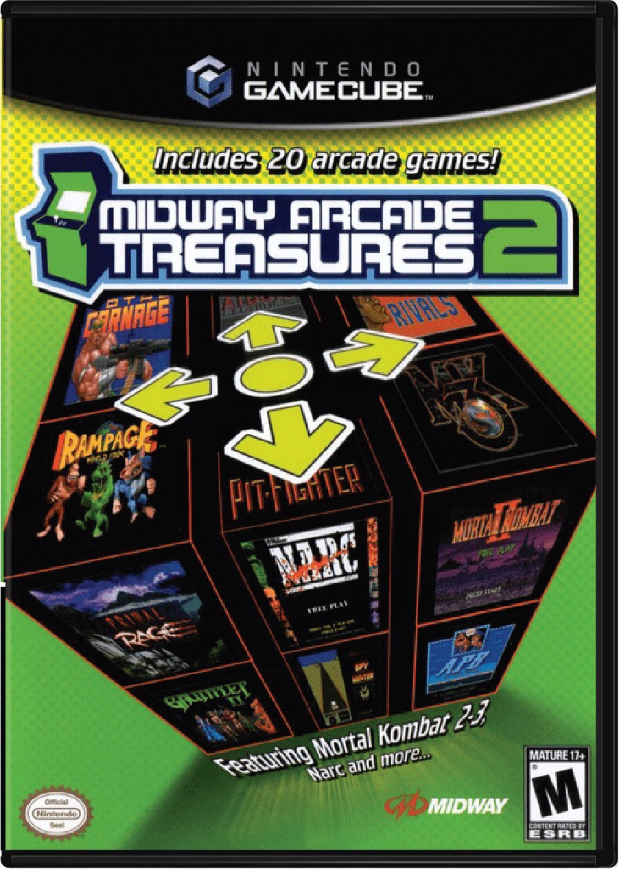 Midway Arcade Treasures 2 Cover Art and Product Photo