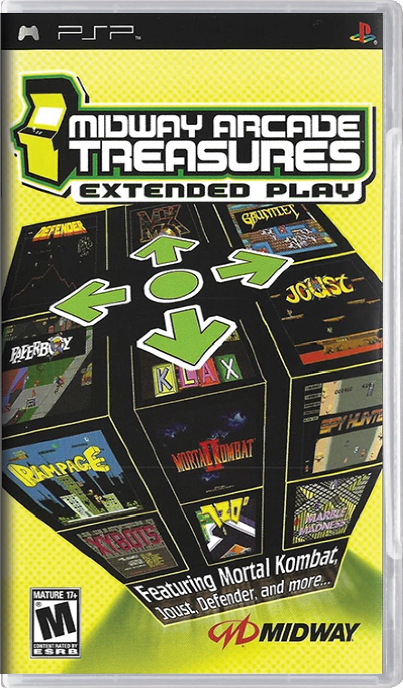 Midway Arcade Treasures Extended Play Cover Art