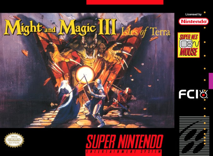 Might and Magic III Isles of Terra Cover Art