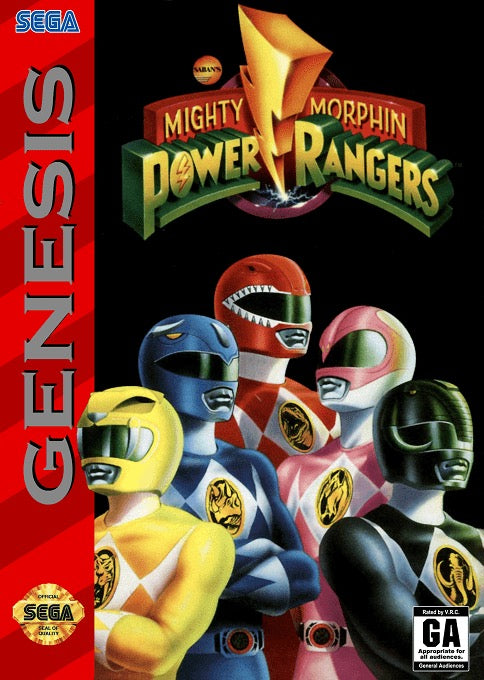 Mighty Morphin Power Rangers Cover Art