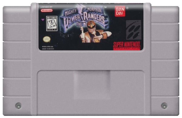 Mighty Morphin Power Rangers The Movie Cartridge