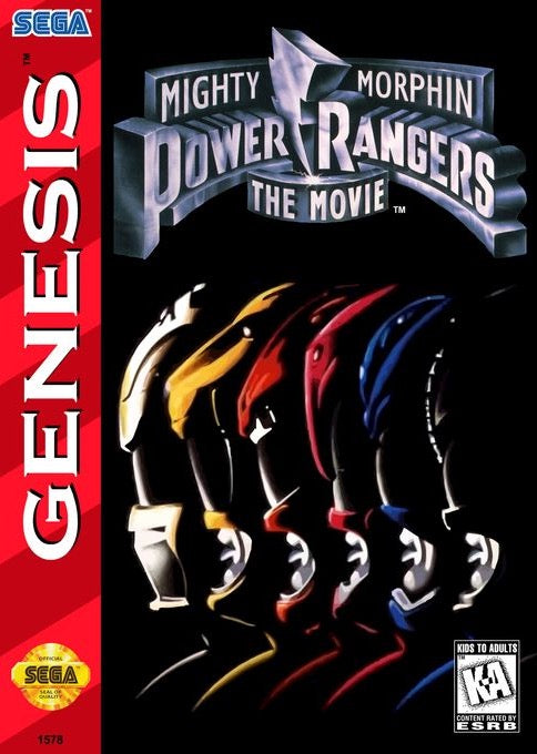 Mighty Morphin Power Rangers The Movie Cover Art