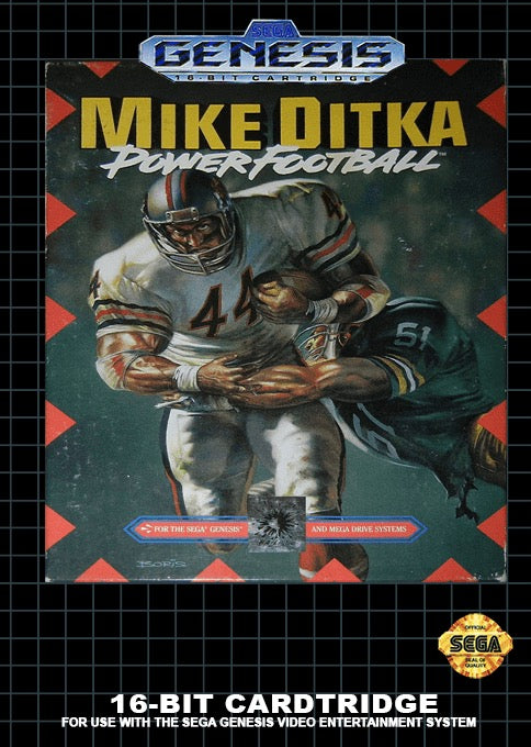 Mike Ditka Power Football Cover Art