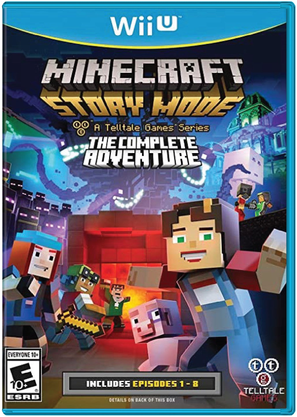 Minecraft Story Mode Complete Adventure Cover Art and Product Photo