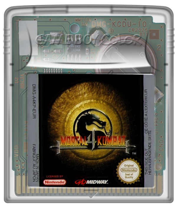 Mortal Kombat 4 Cartridge