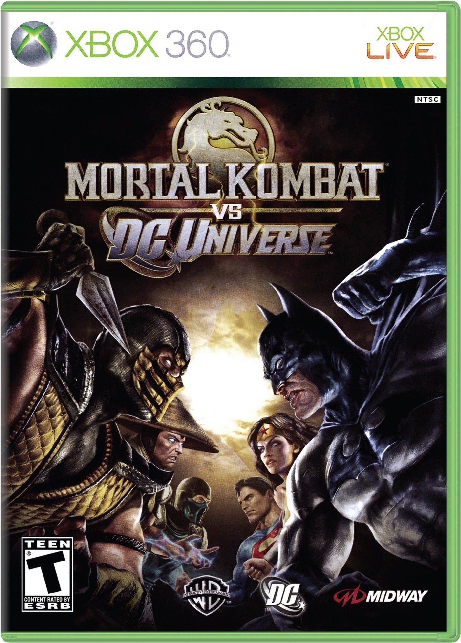 Mortal Kombat vs. DC Universe Cover Art