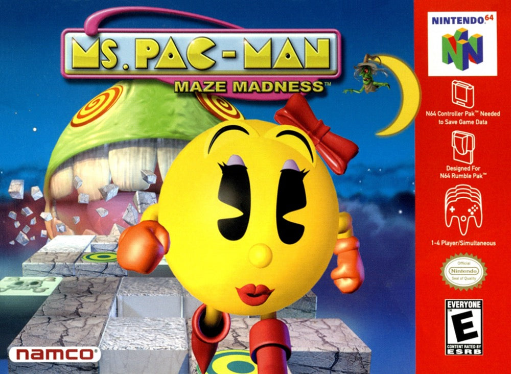 Ms. Pac-Man Maze Madness - Nintendo N64