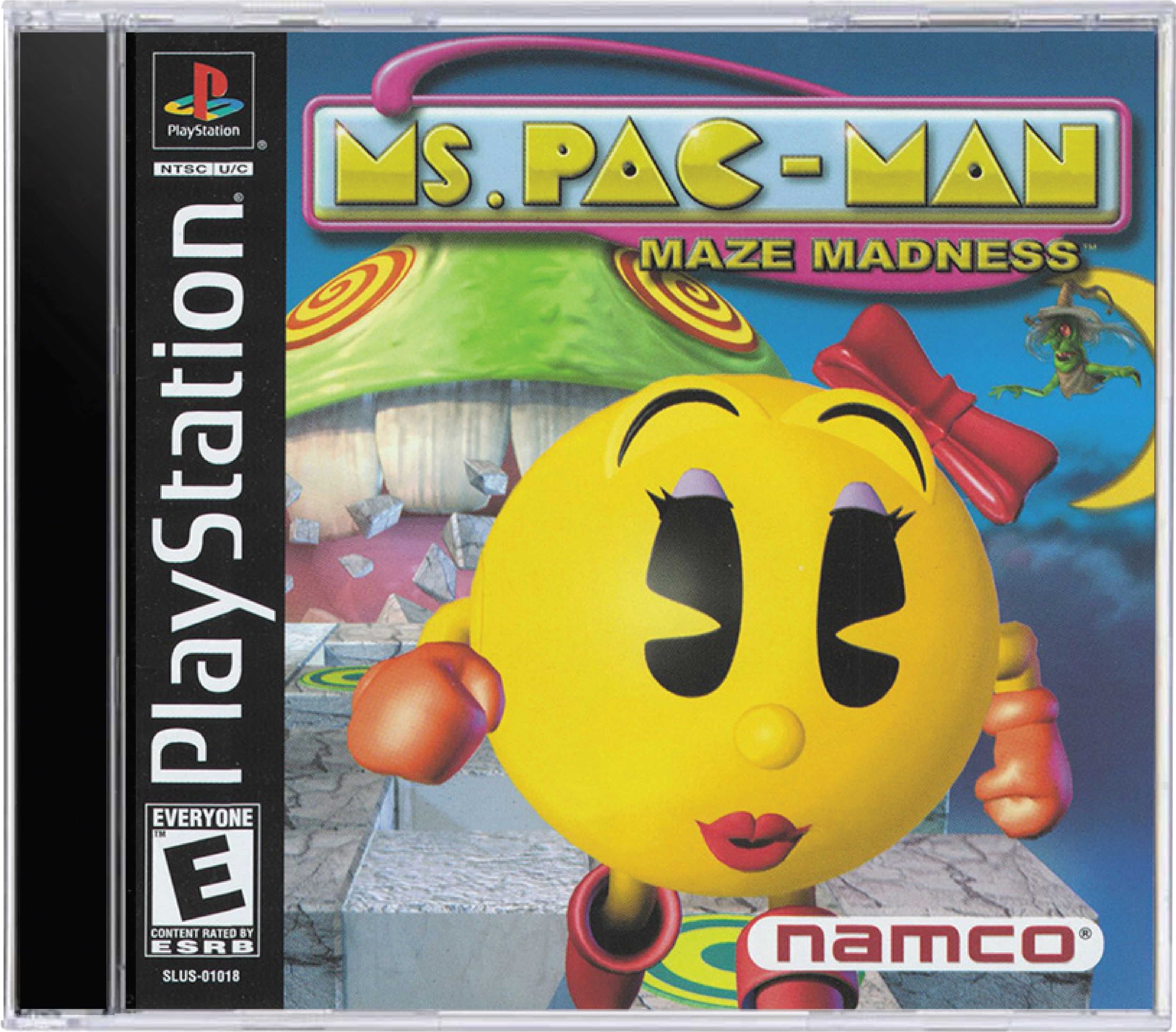 Ms. Pac-Man Maze Madness Cover Art and Product Photo