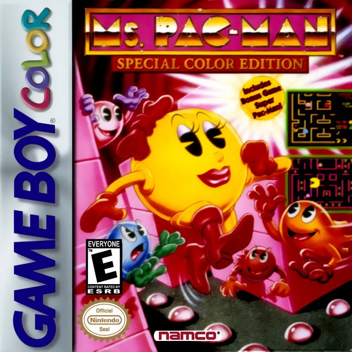 Ms. Pac-Man Special Color Edition Cover Art