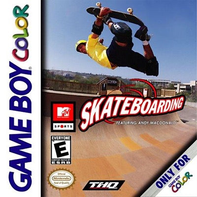 MTV Sports Skateboarding Cover Art