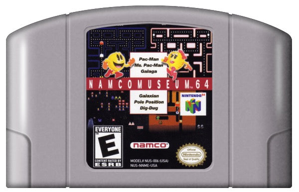 Namco Museum Cover Art and Product Photo