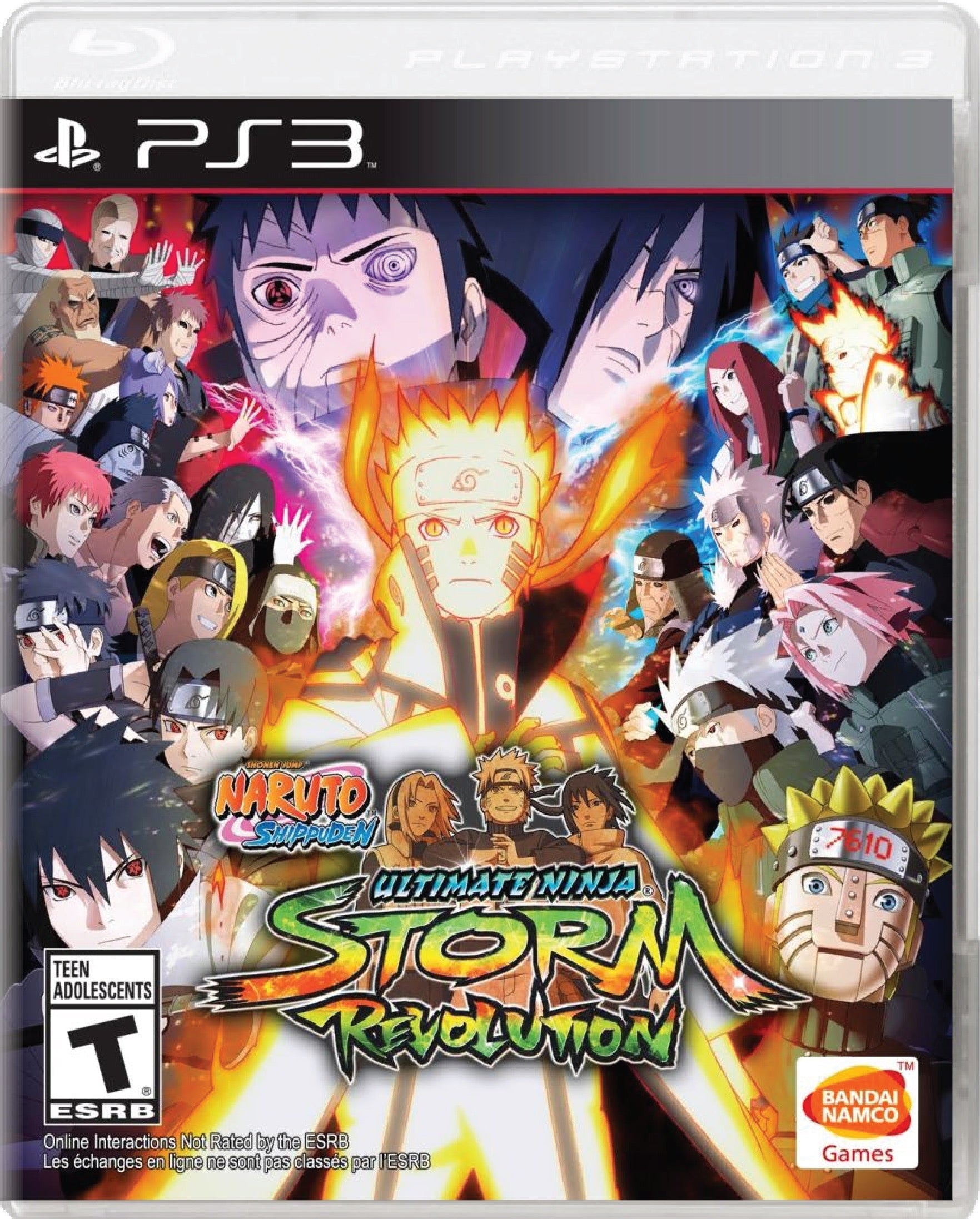 Naruto Shippuden Ultimate Ninja Storm Revolution Cover Art
