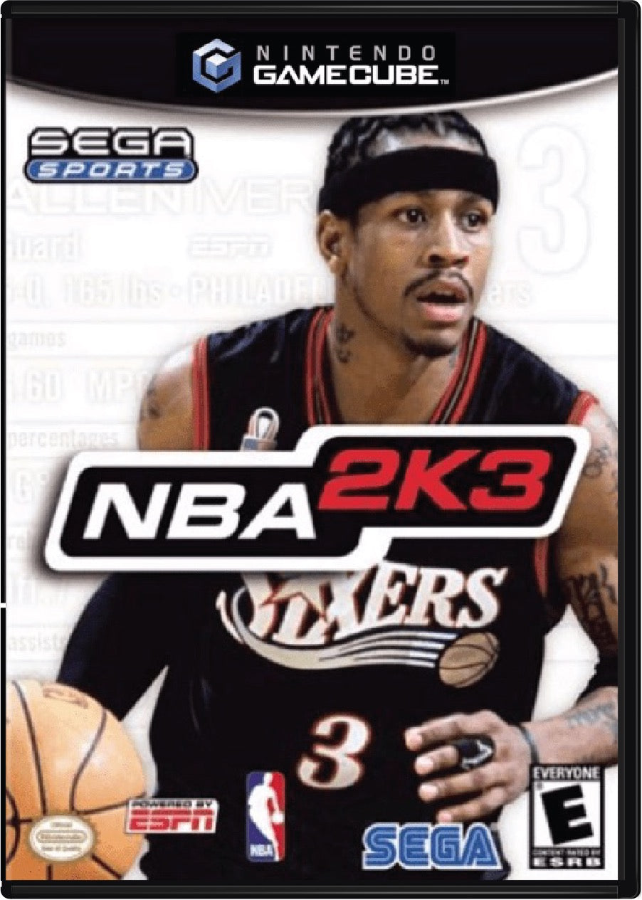 NBA 2K3 Cover Art and Product Photo