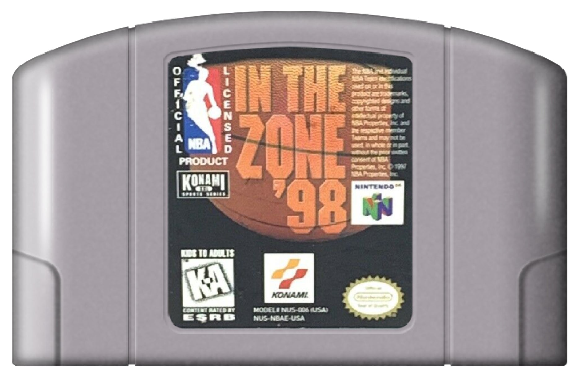 NBA In the Zone 98 Cover Art and Product Photo