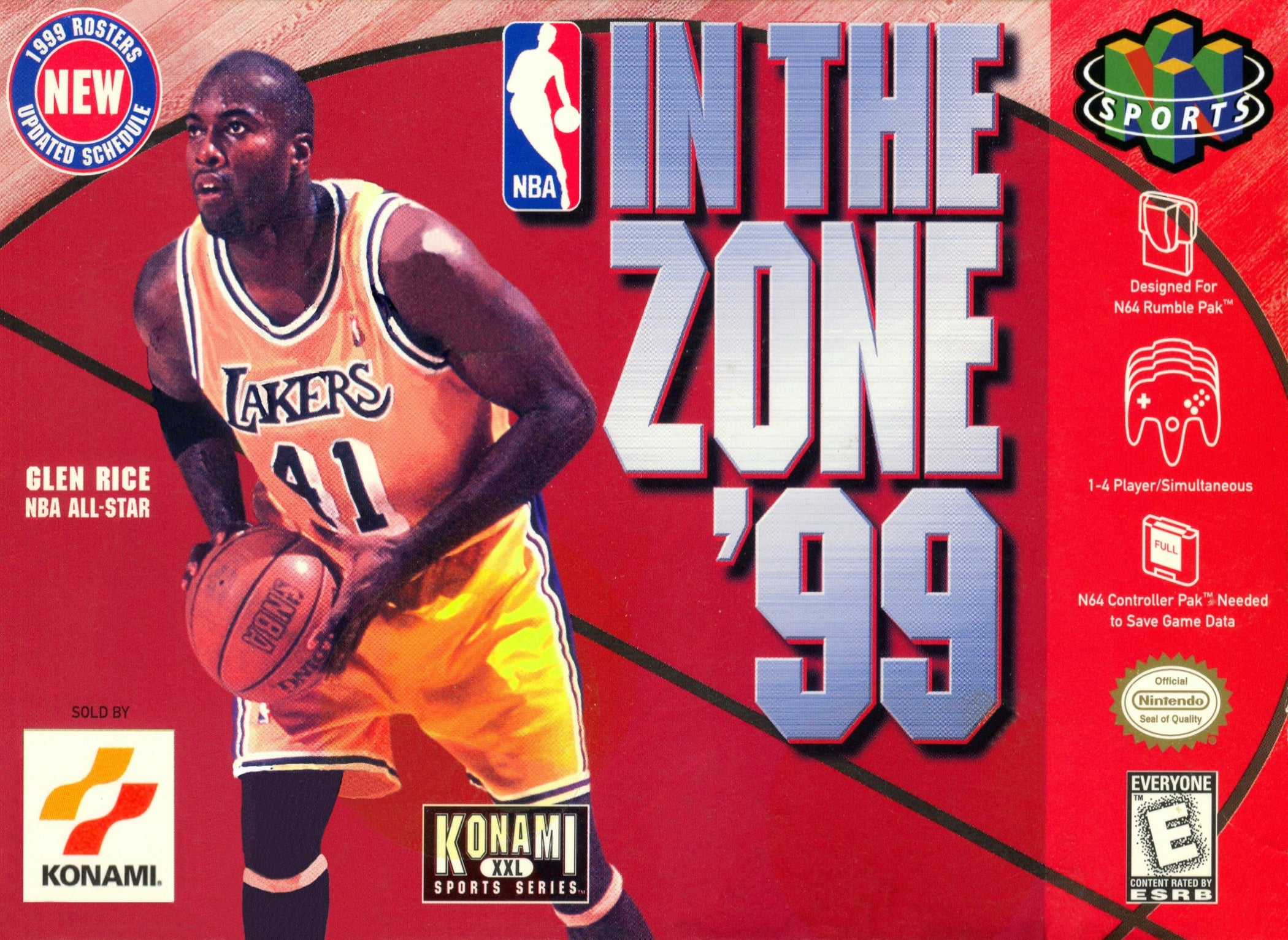NBA In the Zone 99 - Nintendo N64