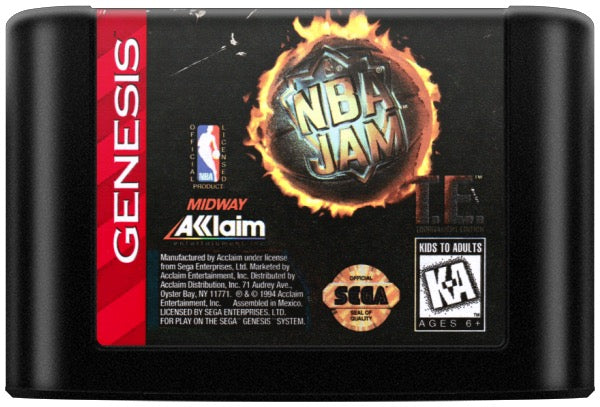 NBA Jam Tournament Edition Cartridge