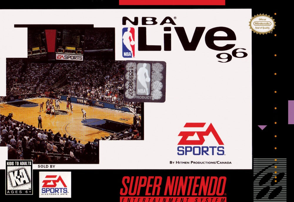 NBA Live 96 Cover Art